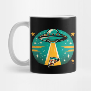 Funny Pizza Ufo, Pizza Lover Mug