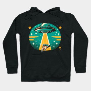Funny Pizza Ufo, Pizza Lover Hoodie