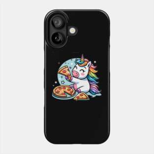 Pizza Unicorn Lover, Love Eating Pizza Phone Case