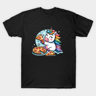 Pizza Unicorn Lover, Love Eating Pizza T-Shirt