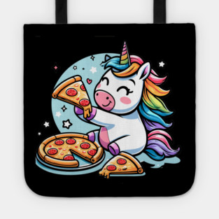 Pizza Unicorn Lover, Love Eating Pizza Tote