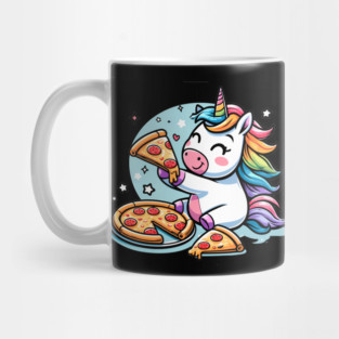 Pizza Unicorn Lover, Love Eating Pizza Mug