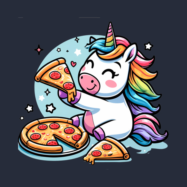 Pizza Unicorn Lover, Love Eating Pizza by logiamerch