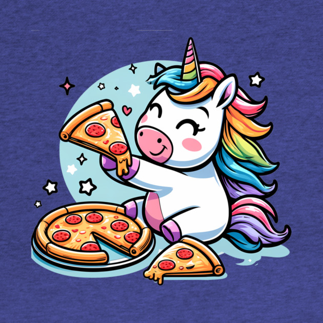 Pizza Unicorn Lover, Love Eating Pizza by logiamerch