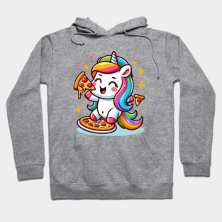 Pizza Unicorn Lover, Love Eating Pizza Hoodie