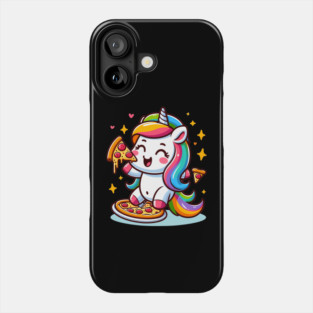 Pizza Unicorn Lover, Love Eating Pizza Phone Case