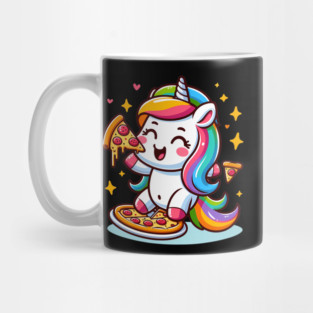 Pizza Unicorn Lover, Love Eating Pizza Mug