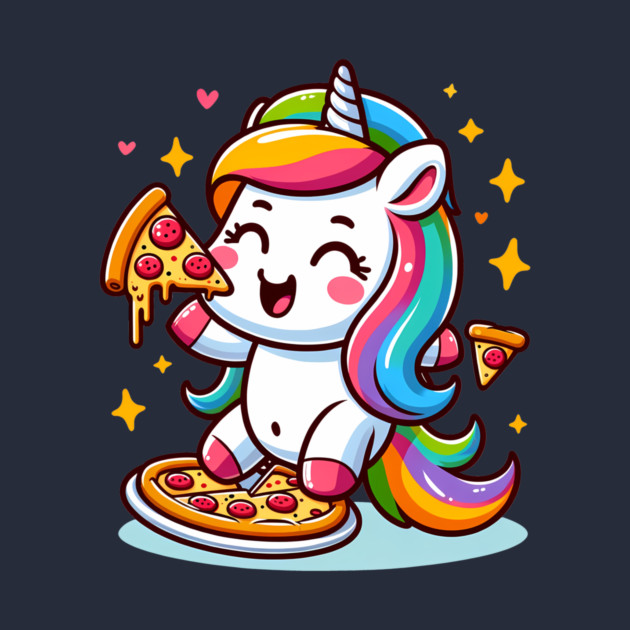 Pizza Unicorn Lover, Love Eating Pizza by logiamerch