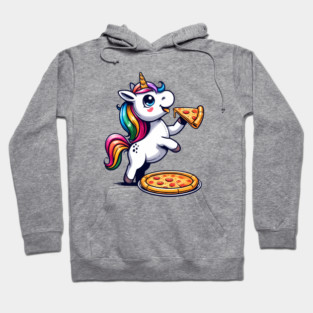 Pizza Unicorn Lover, Love Eating Pizza Hoodie