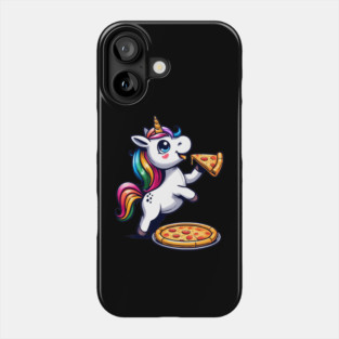 Pizza Unicorn Lover, Love Eating Pizza Phone Case