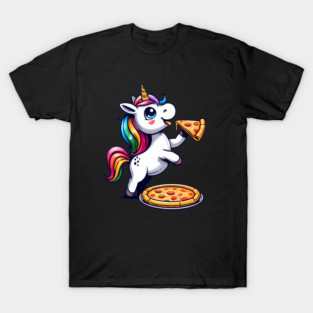 Pizza Unicorn Lover, Love Eating Pizza T-Shirt