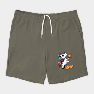 Pizza Unicorn Lover, Love Eating Pizza Shorts