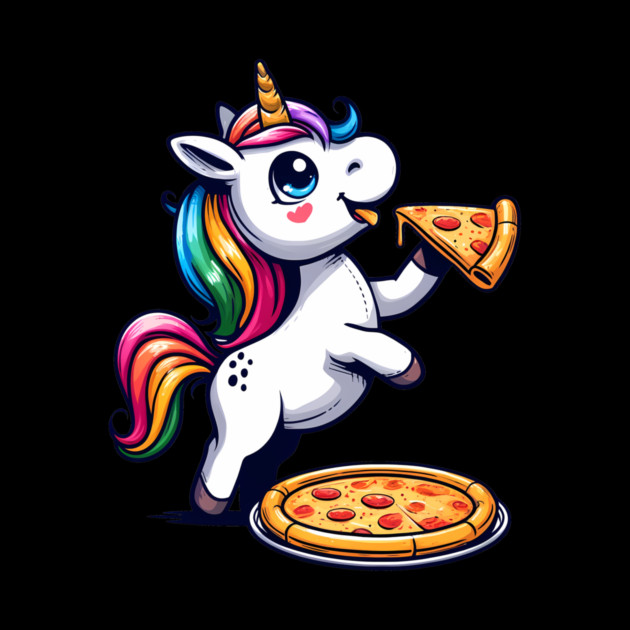 Pizza Unicorn Lover, Love Eating Pizza by logiamerch
