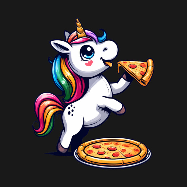 Pizza Unicorn Lover, Love Eating Pizza by logiamerch