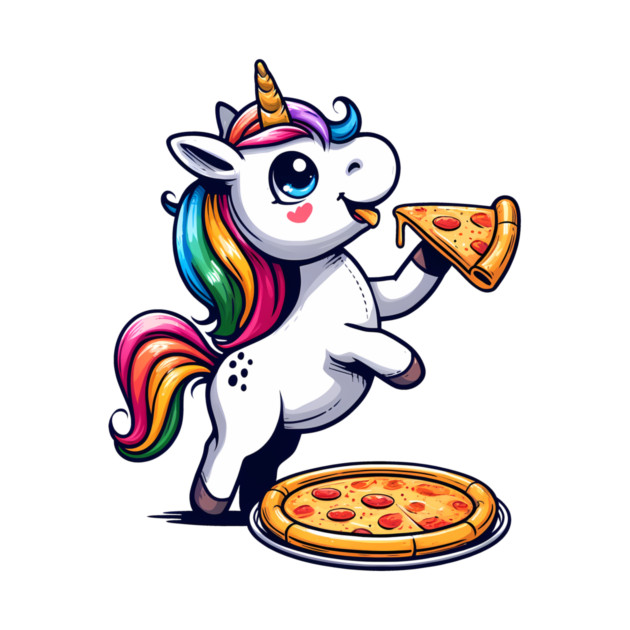 Pizza Unicorn Lover, Love Eating Pizza by logiamerch