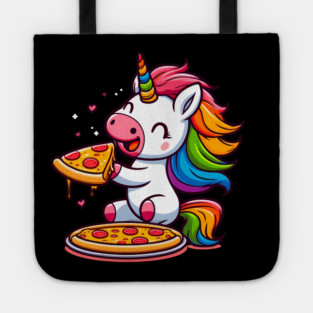 Pizza Unicorn Lover, Love Eating Pizza Tote