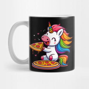 Pizza Unicorn Lover, Love Eating Pizza Mug