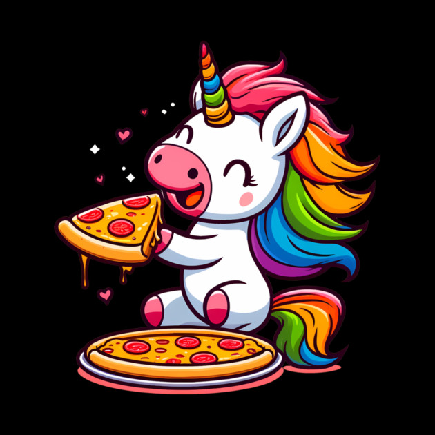 Pizza Unicorn Lover, Love Eating Pizza by logiamerch