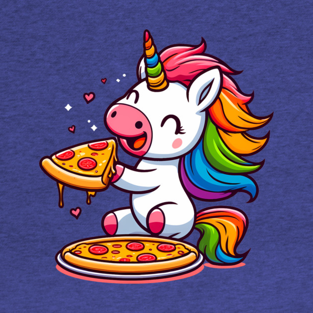 Pizza Unicorn Lover, Love Eating Pizza by logiamerch