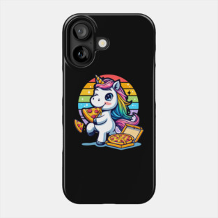 Pizza Unicorn Lover, Love Eating Pizza Phone Case