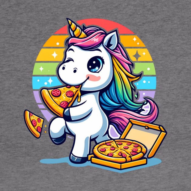 Pizza Unicorn Lover, Love Eating Pizza by logiamerch
