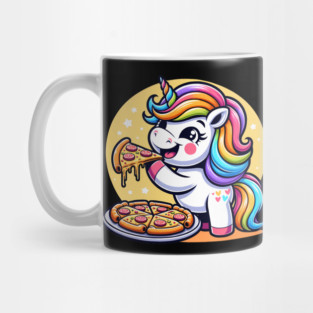 Pizza Unicorn Lover, Love Eating Pizza Mug