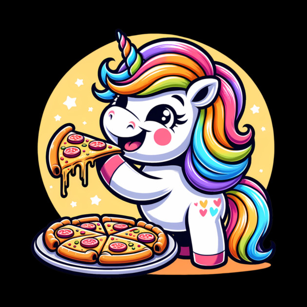 Pizza Unicorn Lover, Love Eating Pizza by logiamerch