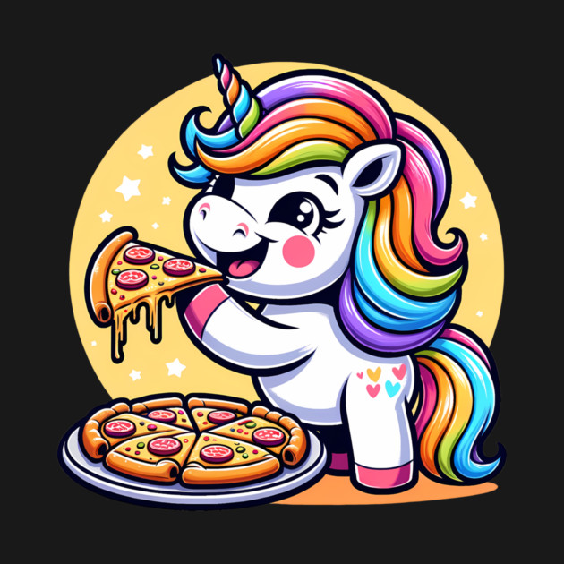 Pizza Unicorn Lover, Love Eating Pizza by logiamerch