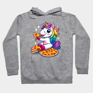 Pizza Unicorn Lover, Love Eating Pizza Hoodie