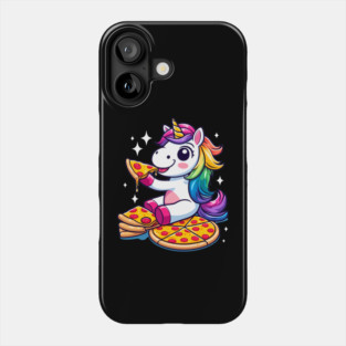 Pizza Unicorn Lover, Love Eating Pizza Phone Case
