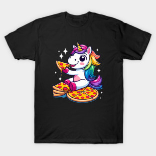 Pizza Unicorn Lover, Love Eating Pizza T-Shirt
