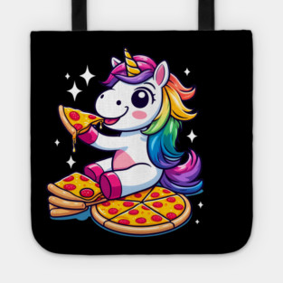 Pizza Unicorn Lover, Love Eating Pizza Tote