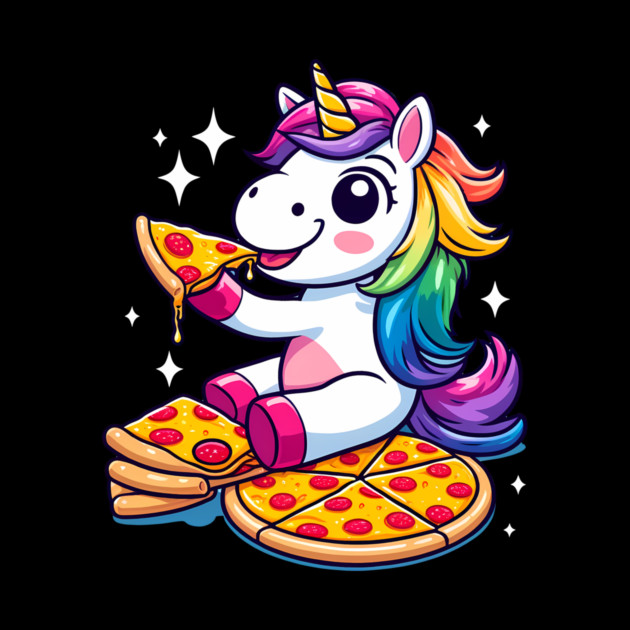 Pizza Unicorn Lover, Love Eating Pizza by logiamerch