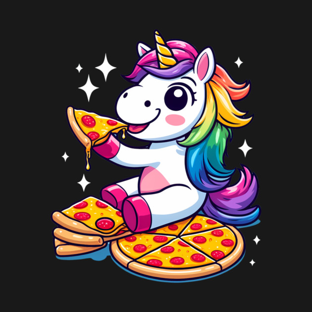 Pizza Unicorn Lover, Love Eating Pizza by logiamerch