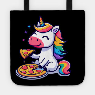 Pizza Unicorn Lover, Love Eating Pizza Tote