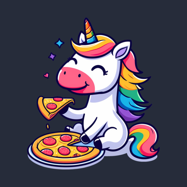Pizza Unicorn Lover, Love Eating Pizza by logiamerch