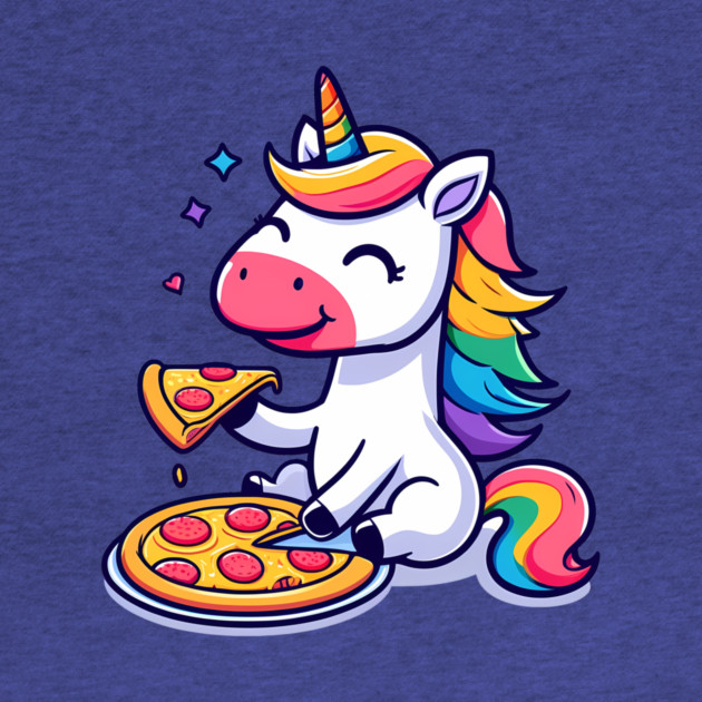 Pizza Unicorn Lover, Love Eating Pizza by logiamerch
