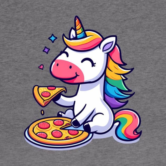 Pizza Unicorn Lover, Love Eating Pizza by logiamerch