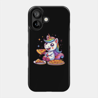 Pizza Unicorn Lover, Love Eating Pizza Phone Case