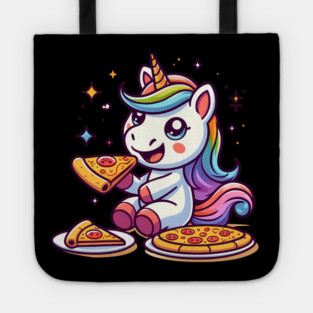Pizza Unicorn Lover, Love Eating Pizza Tote