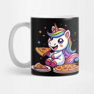Pizza Unicorn Lover, Love Eating Pizza Mug