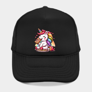 Kawaii Pizza Unicorn Lover, Love Eating Pizza Hat