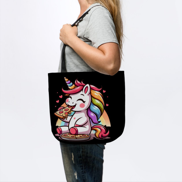 Kawaii Pizza Unicorn Lover, Love Eating Pizza by logiamerch