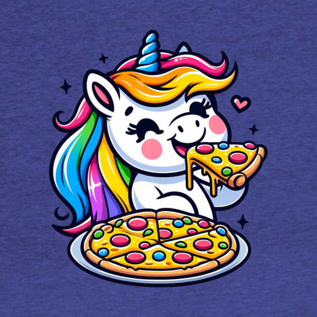 Pizza Unicorn Lover, Love Eating Pizza by logiamerch