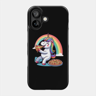 Cute Pizza Unicorn Lover, Love Eating Pizza Phone Case