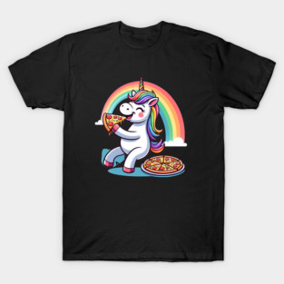 Cute Pizza Unicorn Lover, Love Eating Pizza T-Shirt