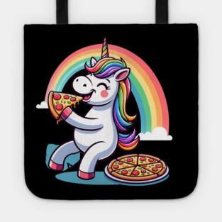 Cute Pizza Unicorn Lover, Love Eating Pizza Tote