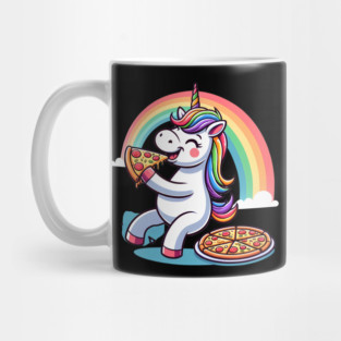 Cute Pizza Unicorn Lover, Love Eating Pizza Mug