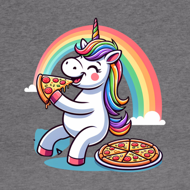 Cute Pizza Unicorn Lover, Love Eating Pizza by logiamerch