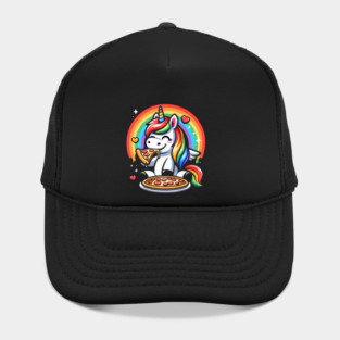 Pizza Unicorn Lover, Love Eating Pizza Hat